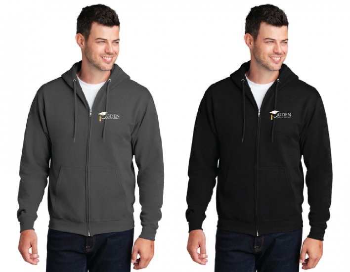 Port & Company Core Fleece Full-Zip Hooded Sweatshirt - Click Image to Close